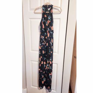 Sienna Sky Black Floral Dress Size L